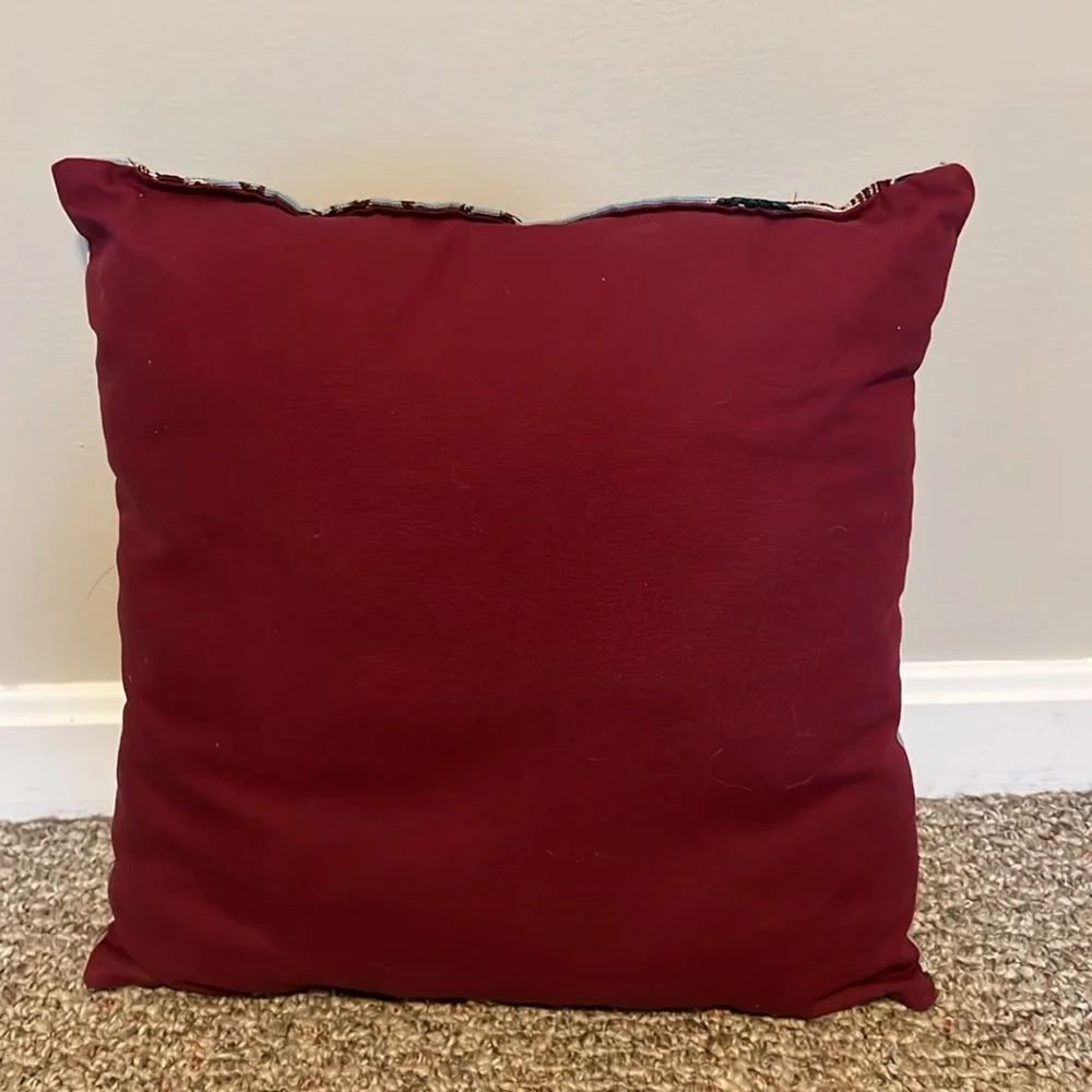 Santa Holiday Pillow-15x15